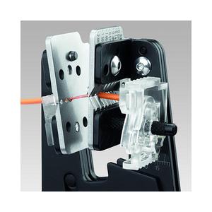 Dénudeur d'isolation de précision Knipex pour câbles solaires, ciseaux et cisailles avec lames adaptées, poignées brossées et multi-composants - Product Image 2