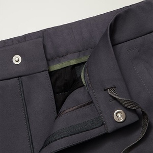 Respirant Logo personnalisé 90% Nylon 10% Spandex extensible dans les quatre sens Slim Fit Sports Golf Zipper Pants Pantalons pour hommes - Product Image 5