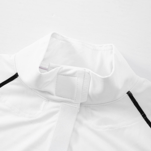 เสื้อฮอกกี้น้ำแข็งแบบมีโลโก้สั่งทำพิเศษ ป้องกันการบาด ระบายอากาศได้ดี ผ้าโพลีเอสเตอร์ 100% น้ำหนักเบาพิเศษ พร้อมแผ่นป้องกันคอ ปักลายป้องกันคอ - Product Image 4