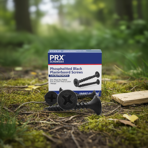 Viti per Cartongesso Nere Fosfatate PRX 3.5X35-PROMOFIX, Scatola Zincata con Filettatura Fine e Grossa - Product Image 3