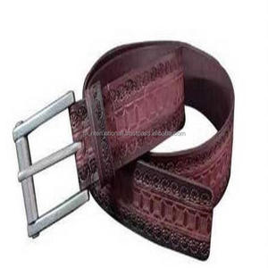 New Arrival Designer Hand Tooled Western Leather <b>Belts</b> Cowhide Hand Carved <b>Belt</b> <b>for</b> Unisex Western Style Floral <b>Belts</b> - Product Image 1