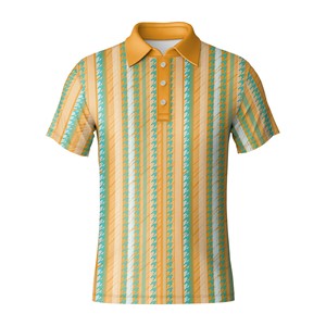 Camiseta Deportiva para Hombre, de Poliéster y Elastano, Antiarrugas, de Secado Rápido y Transpirable, para Golf, OEM ODM Vietnam - Product Image 4