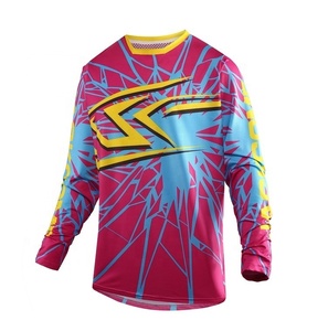 Camiseta Deportiva de Motocross Sublimada al por Mayor para Hombre, Buena Venta, Tejido Ligero y Transpirable, Camisetas de Motociclismo, Camiseta de Carreras - Product Image 1