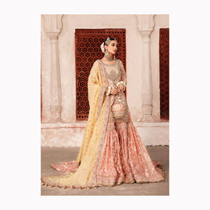 ชุดเดรสผ้าไหมปากีสถานสำหรับผู้ใหญ่ชุดเดรสยาวจากร้าน Shalwar Kameez - Product Image 2