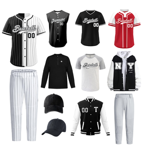 Camiseta de béisbol de poliéster de alta calidad Unisex con impresión por sublimación, entrega rápida, transpirable y cómoda, logotipo personalizado - Product Image 6