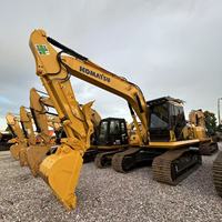 Excavatrice sur chenilles hydraulique Komatsu PC160 d'occasion à faible nombre d'heures de fonctionnement, avec pompe hydraulique, moteur et boîte de vitesses, pour travaux de terrassement de taille moyenne