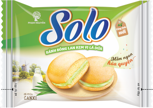 Cookie <span class=keywords><strong>Biscuit</strong></span> xuất khẩu tiêu chuẩn cá nhân bọc cho sự tiện lợi mềm mại & tươi Solo pandan Kem Bánh túi đóng gói Việt Nam OEM - Product Image 5