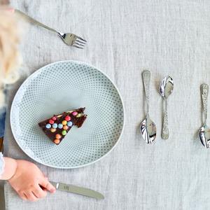 Cute Cartoon Engraved Kids <b>Cutlery</b> Set Silver Finished Flatware Child-Friendly Utensils for <b>Toddlers</b> Mealtime and Gifting - Product Image 5