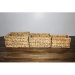 Artex Dong Thap Vintage Ecológico Jacinto de agua Rectangular Cesta de almacenamiento Set - Product Image 5
