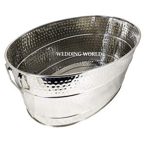 Set of Three Galvanized Planter Premium Quality Handmade Planter Classic Stylish Designer Luxury New Metal Planter - Product Image 2