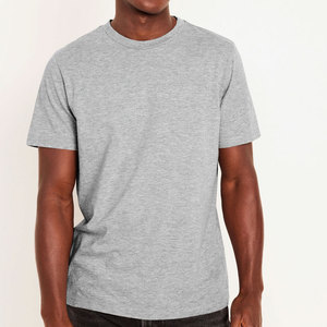 100% algodón 190g 200g camisetas para hombre liso teñido de gran tamaño camisetas de manga corta en blanco hombre Camiseta ecológica camisetas para hombre - Product Image 4