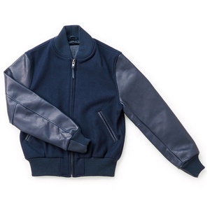 Custom Letterman Varsity <b>Jackets</b> Wool Body Genuine Sleeves Winter Wear Eco-Friendly <b>Heated</b> High Street Style Men's <b>Jacket</b> - Product Image 1