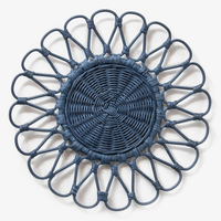 Set de table rond en rotin écologique, dessous de plat en rotin pour mariage et fête