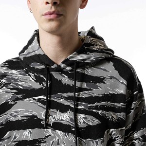SOPHNET. Sweat à capuche camouflage Panther Country 100% coton, impression par sublimation, XXS, poids lourd 500 g/m² - Product Image 4