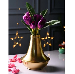 Jarrón Decorativo de Aluminio de Primera Calidad, Centro de Mesa Elegante para Comedor, Vestíbulo de Hotel, Eventos y Fiestas - Product Image 1