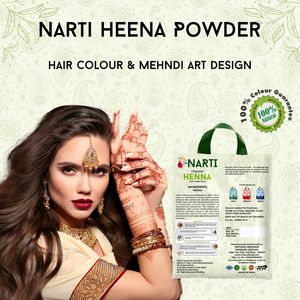 Narti <b>Henna</b> Powder Organic for Hands | Rajasthani <b>Henna</b> Powder Organic for Hands and Feet | <b>Henna</b> Mehendi Powder - Product Image 6