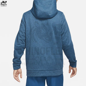 Sweats à capuche d'entraînement à fermeture éclair complète de poids lourd imprimé sur toute la taille basiques personnalisées sweats à capuche d'entraînement à fermeture éclair unisexe en coton mélangé - Product Image 2