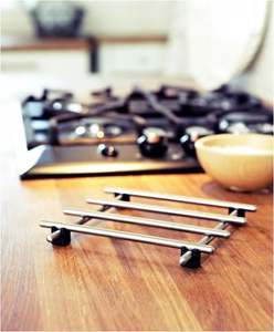 Handmade design stainless steel <b>trivet</b> nonslip tabletop heat resistant pan & hotpot protecting for home kitchen dining table - Product Image 3