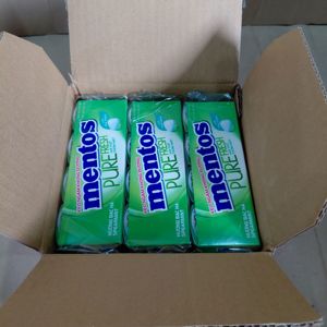 Caramelos Duros Mentoss Pure Fresh Spearmint, Caramelos Masticables Azules/Verdes, 35g - Product Image 4