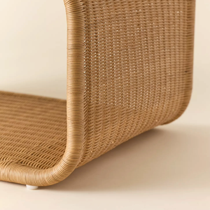 Recién llegado, mesa de centro de ratán con parte superior de cristal, mesa central de mimbre hecha a mano, muebles modernos de ratán Natural para sala de estar - Product Image 4