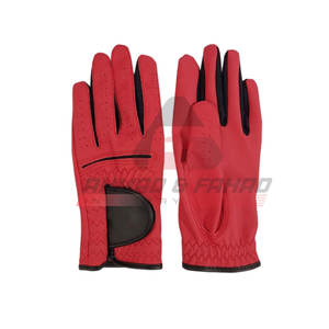 Gants de golf en cuir d'agneau de haute qualité avec logo personnalisé, design extensible confortable - Idéal pour les sports - Prix d'usine - Product Image 1