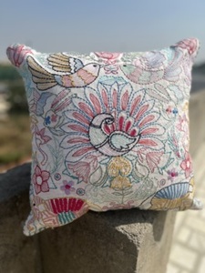 ผ้าคุชชั่นผ้าคอตตอนมือเย็บด้วยมือมีซิปสำหรับตกแต่งบ้านปลอกหมอนอิงสำหรับโซฟาปลอกหมอนอิง - Product Image 3