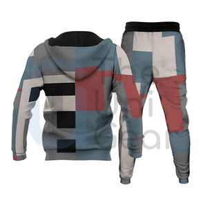 Conjuntos Deportivos de Algodón para Hombre, Casuales, al por Mayor, Ecológicos, Ligeros, Aptos para la Temporada de Invierno, Mangas Largas, Diseño Liso - Product Image 2