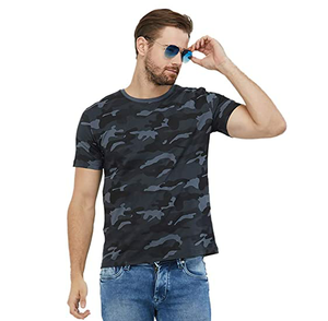 Camisetas de Camuflaje Transpirables de Algodón para Hombre, Fáciles de Lavar, Cuello Redondo, Manga Corta, Sublimadas - Product Image 2
