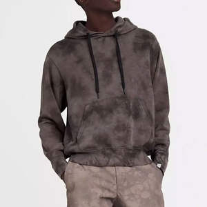 Sweat à capuche vintage à poids lourd avec logo personnalisé, sweat à capuche délavé à l'acide, taille surdimensionnée, sweat à capuche pour homme - Product Image 4