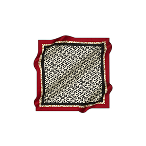 90x90 Square <b>Silk</b> Twill <b>Scarf</b> in Colorful Design - Product Image 1