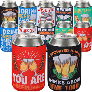 Custom Logo 3mm 5mm Stubby Holder With Logo Slim Bottle Beer Blank Sublimation Holder Sleeve Insulated Neoprene - Product Image 2