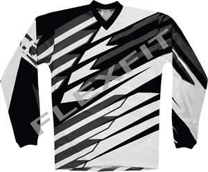 เสื้อมอเตอร์ครอสพิมพ์โลโก้เสื้อเจอร์ซี่พิมพ์โลโก้ - Product Image 4