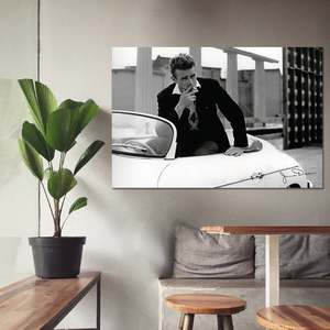 Póster moderno de James Dean en lienzo para decoración de pared - Product Image 1