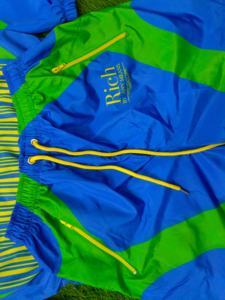 Conjuntos personalizados de dos piezas para hombre, pantalones cortos cortavientos y chaqueta con Cremallera de nailon y estampado Dtg, conjunto de chándal - Product Image 4