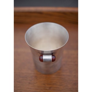 Cubo de hielo vintage, con asas de baquelita cubo de hielo de metal plateado, refrigerador, botella fría, cubo de hielo, cubo de hielo - Product Image 3