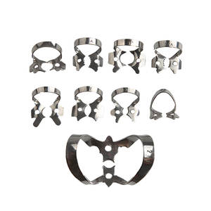 Kit de Dique de Goma Dental, Herramientas para Procedimientos Dentales, Pinzas para Dique de Goma, Punzón, Alicates, Suministros de Endodoncia, Aislamiento Dental, 12 Piezas Completas - Product Image 4