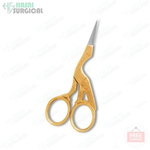 Tijeras para Cutículas Hasni Quirúrgicas de Acero Inoxidable, Diseño de Pez, Color Dorado, Tamaño Personalizado, Tijeras de Bordado y Costura, Certificación CE - Product Image 4
