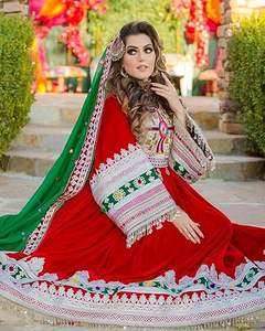 Nouvelles robes afghanes tendance 2026 pour femmes, ensembles de robes, respirantes, multicolores, longues, imprimées, pour mariage - Product Image 4