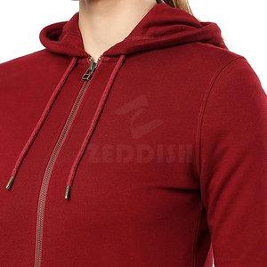 Sudadera con Capucha de Algodón y Poliéster Ligera, Diseño Personalizado, con Logotipo Frontal, Transpirable, de Secado Rápido, para Mujer, Estilo Casual de Invierno - Product Image 5