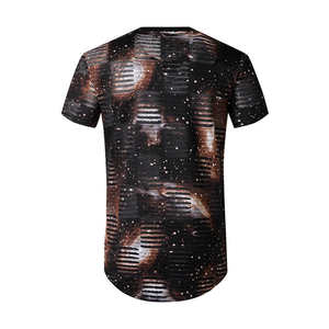 Camiseta Deportiva Sublimada para Hombre, de Secado Rápido, 100% Poliéster, Ajuste Cómodo, Ropa Deportiva para Gimnasio, Diseño Personalizado, OEM/ODM - Product Image 2