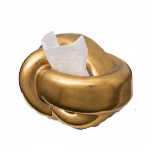 Boîte à mouchoirs carrée en métal de qualité supérieure, motif floral doré élégant, décoration d'intérieur, porte-mouchoirs, accessoire élégant pour le salon - Product Image 5
