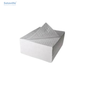 N-FIBER P45 Almohadillas Absorbentes de Aceite de Alta Absorción de 1.6L, Control de Derrames de Aceite Industrial, Polipropileno Hidrofóbico, 100 Almohadillas/Caja - Product Image 4