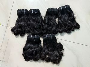 Extensiones de cabello humano rizado de bebé indio crudo paquetes 100 por ciento cutícula virgen alineada textura Natural cabello Remy para la venta - Product Image 5