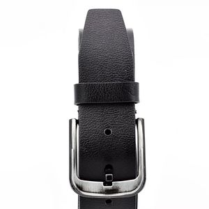 Boucle ardillon Jeans taille ceinture élastique hommes cuir de vachette véritable ceintures Design de luxe boucle ceinture mâle - Product Image 2