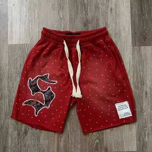 Summer Streetwear 3D Embroidery Shorts Men Trendy Casual Cotton Jogger Outfit OEM ODM Wholesale Factory Direct Supply - Product Image 2