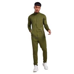 Ensemble de survêtement athlétique pour homme, veste et pantalon de jogging, ensemble de vêtements de sport décontractés, survêtements de jogging, vêtements de sport, ensembles 2 pièces - Product Image 1