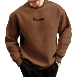 Sweat-shirt à séchage rapide imprimé décontracté pour homme Design personnalisé 100% coton respirant avec broderie Technics Top Tending New Arrival - Product Image 3