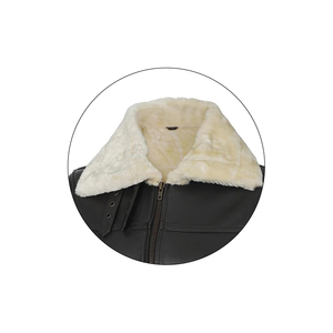 Chaqueta de Invierno para Hombre 2024, Modelo Mono Riders, de Alta Calidad, Cuero Genuino de Piel de Oveja, Impermeable, Transpirable y Resistente al Viento - Product Image 2
