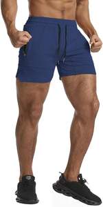 Vêtements de sport et vêtements de fitness de style High Street pour hommes de Offre Spéciale T-shirts à motifs solides et ensemble de shorts assortis de grande taille - Product Image 5