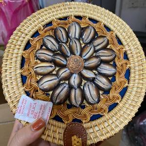 Sac à main en rotin pour femmes, prix d'usine, vente en gros, personnalisé, sac de plage, sac d'été en paille tissée, sac de plage en rotin pour femmes - Product Image 6